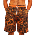 Fish K-Lee Multi Color Long Men Short