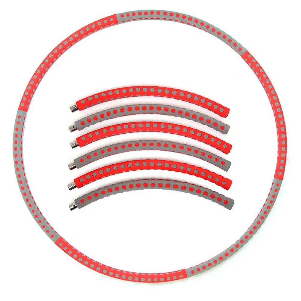 XbcCK0LeYPp3Ap1dH5UcGruMiCNy6Kb1WJb4VVzs.webp 95cm Stainless Steel Foam Hula Hoop - Image 1