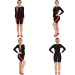 Aqua Sport Women's Long Sleeve One-Piece Swimsuit - Image 5
