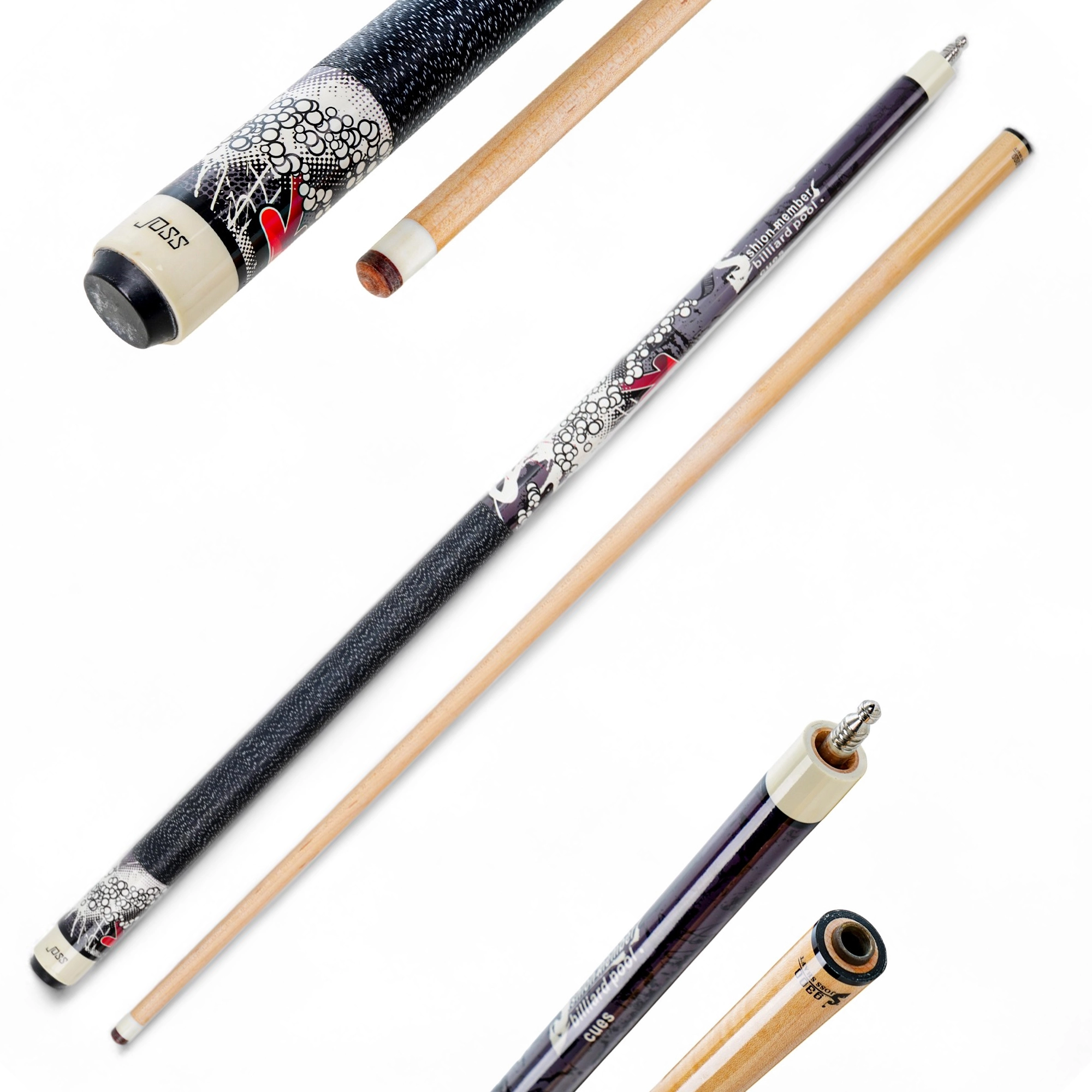 1-14.webp JOSS 2-Piece Professional Pool Cue - Image 1
