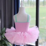 Ballet Two-Piece Dress with Ruffled Skirt - Image 3