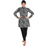 Miami Full-Coverage Burkini Swimsuit with Built-In Hijab
