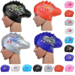 Hin-Waves Silicone Swim Cap For Long Hair - Image 3