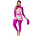 Miami Tropical Skirted Burkini – Modest Womens Swimwear in Summer Colors