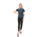 Unisex Black Long Swim Pants - Image 4