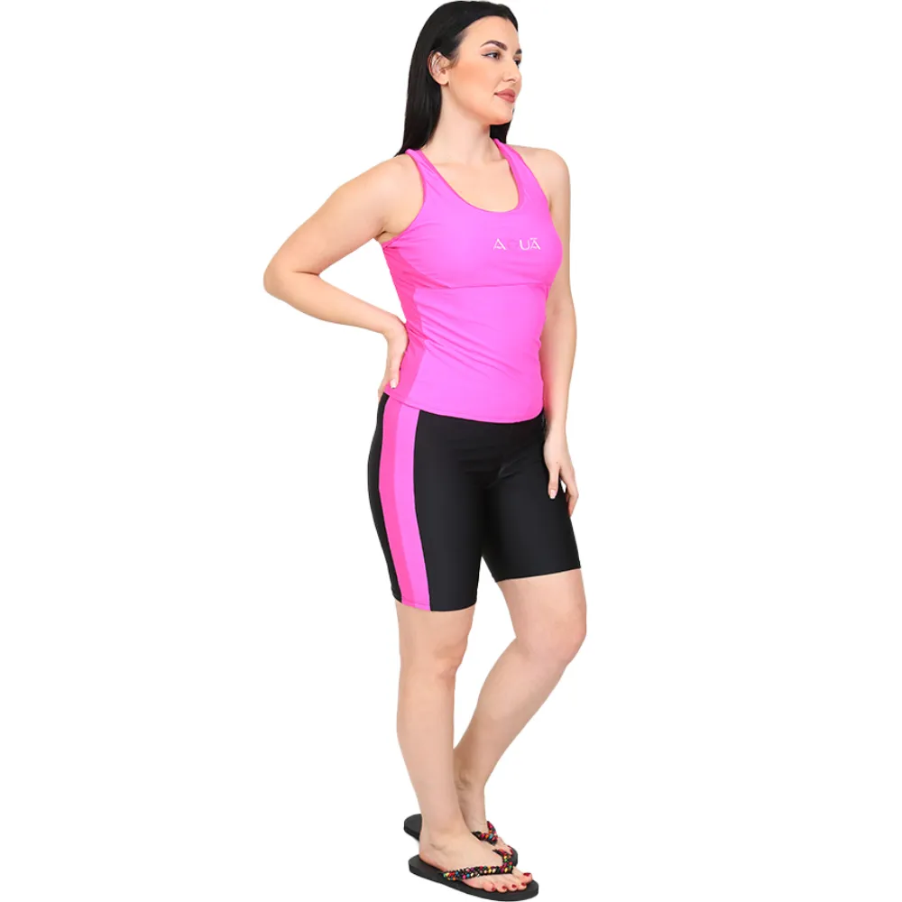 FFpUHIKtoBKpbRSfKGhOHMQIeJMJKwHl0TrxTaxJ.webp Aqua Sport Sleeveless 2PCS Womens Swimwear Set - Image 1