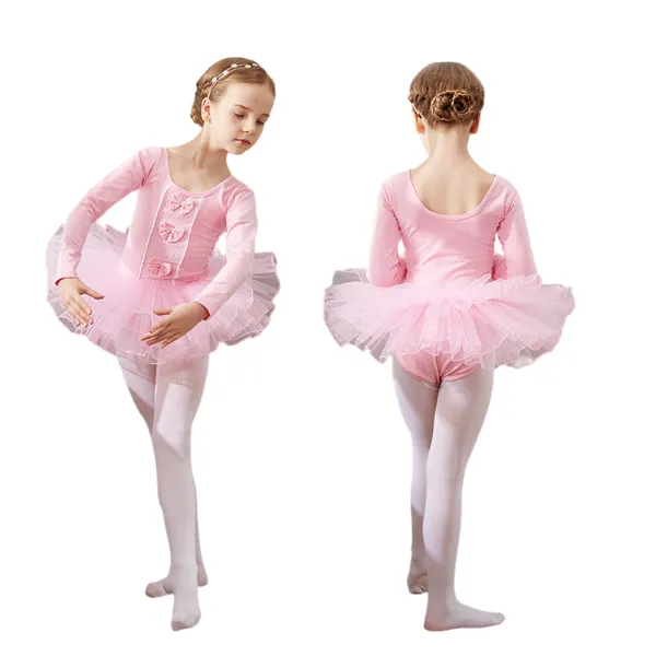 FreeImageKit.com_Img-size600x600px-40.webp Charming One-Piece Ballet Dress Set for Girls with Ruffled Skirt - Image 1