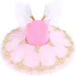 Girls Ballerina Swan Lake Costume - Image 2