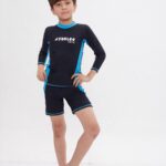 Boys' Long Sleeve Two-Piece Swimsuit