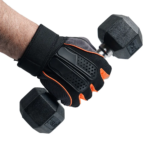 Unisex Padded Half-Finger Weightlifting Gloves - Image 2