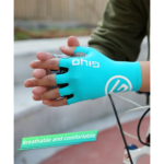 Giyo Unisex Padded Half Finger Gloves - Image 4