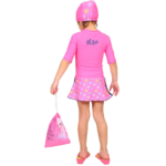 Disney Frozen Girls Skirted One-Piece Swimsuit - Image 2