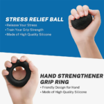 Hand Grip Exerciser Adjustable Power Set 5PCS - Image 4