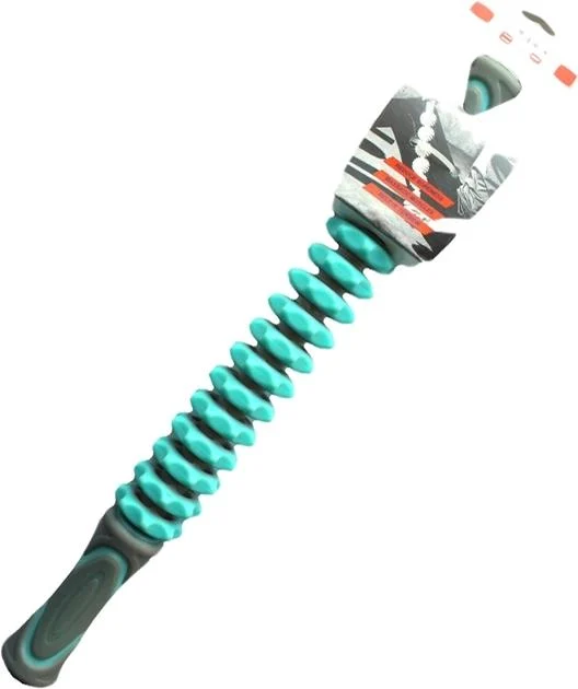 Manual massage stick for relieving muscle tension and stimulating the body